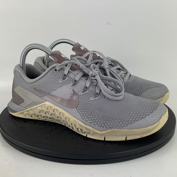Nike Metcon 4 LM Gray Athletic Training Shoes AH8804-002 Women’s Size 8 - Picture 3 of 12